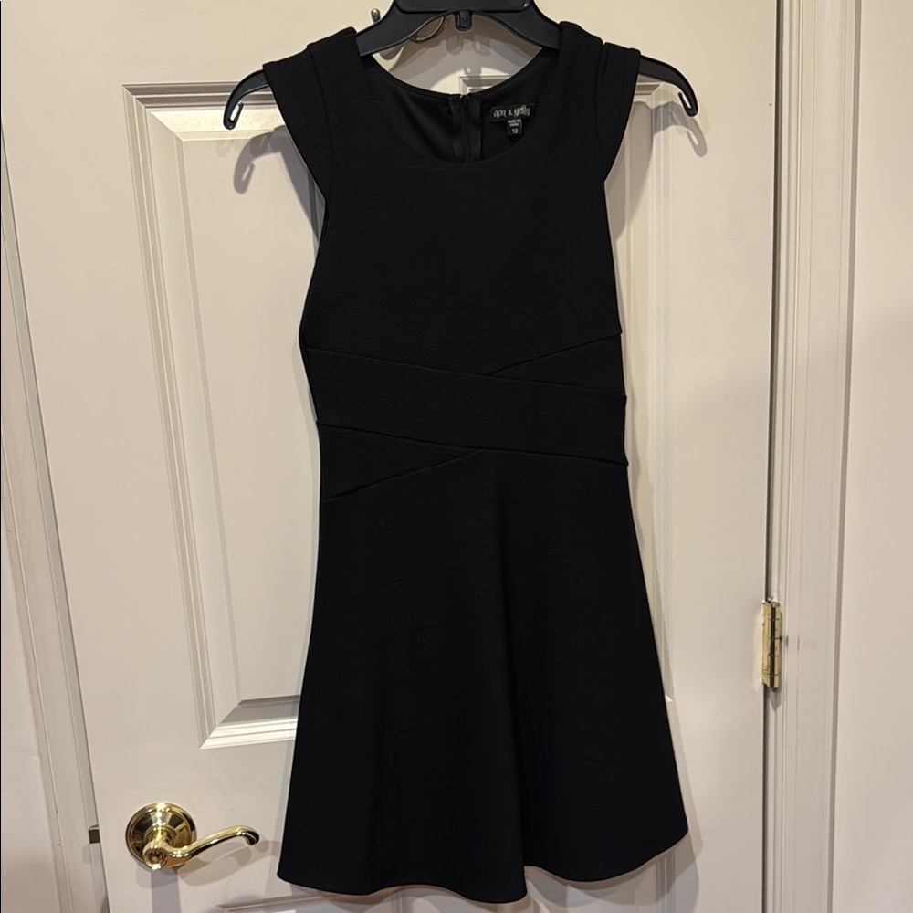 Black Sleeveless Dress, Girls size 12